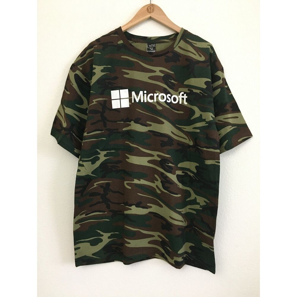 Microsoft Call of Duty Advanced Warfare Camo T Shirt XL Drawstring Bag Set NEW